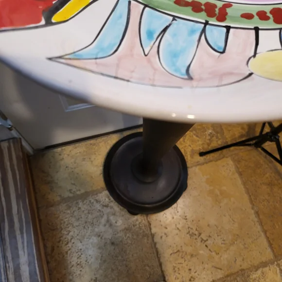 La Musa MCM Ceramic Hand Painted Fish Platter - Picture 9 of 16